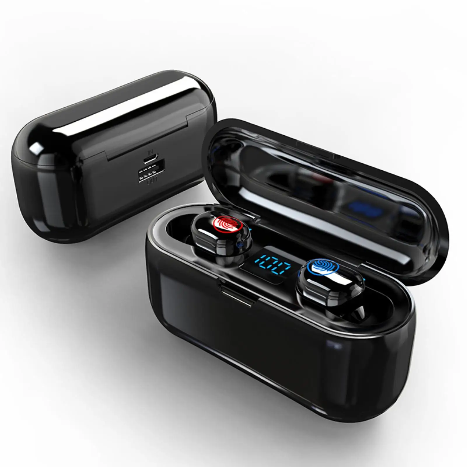 A19 Bluetooth Earphones True Wireless Headphones 5.0 TWS in-Ear Earbuds Waterproof Mini Headset 9D Stereo Sound Sport Earpiece
A19 Bluetooth Earphones True Wireless Headphones 5.0 TWS in-Ear Earbuds Waterproof Mini Headset 9D Stereo Sound Sport Earpiece