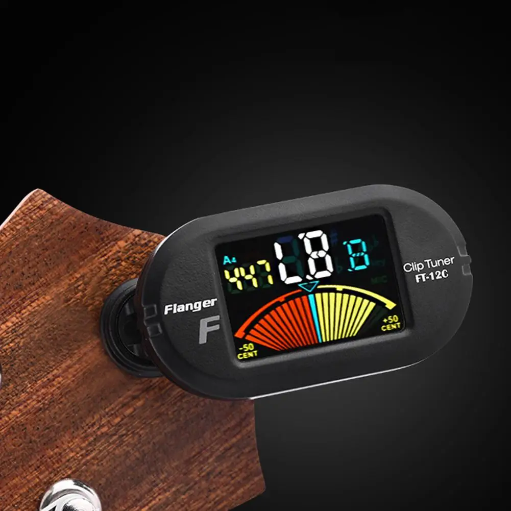 Flanger FT-12C Guitar Tuner Colorful Screen Chromatic Tuner with Clip Mount Display Tuner for Guitar Bass Ukulele Violin
Flanger FT-12C Guitar Tuner Colorful Screen Chromatic Tuner with Clip Mount Display Tuner for Guitar Bass Ukulele Violin