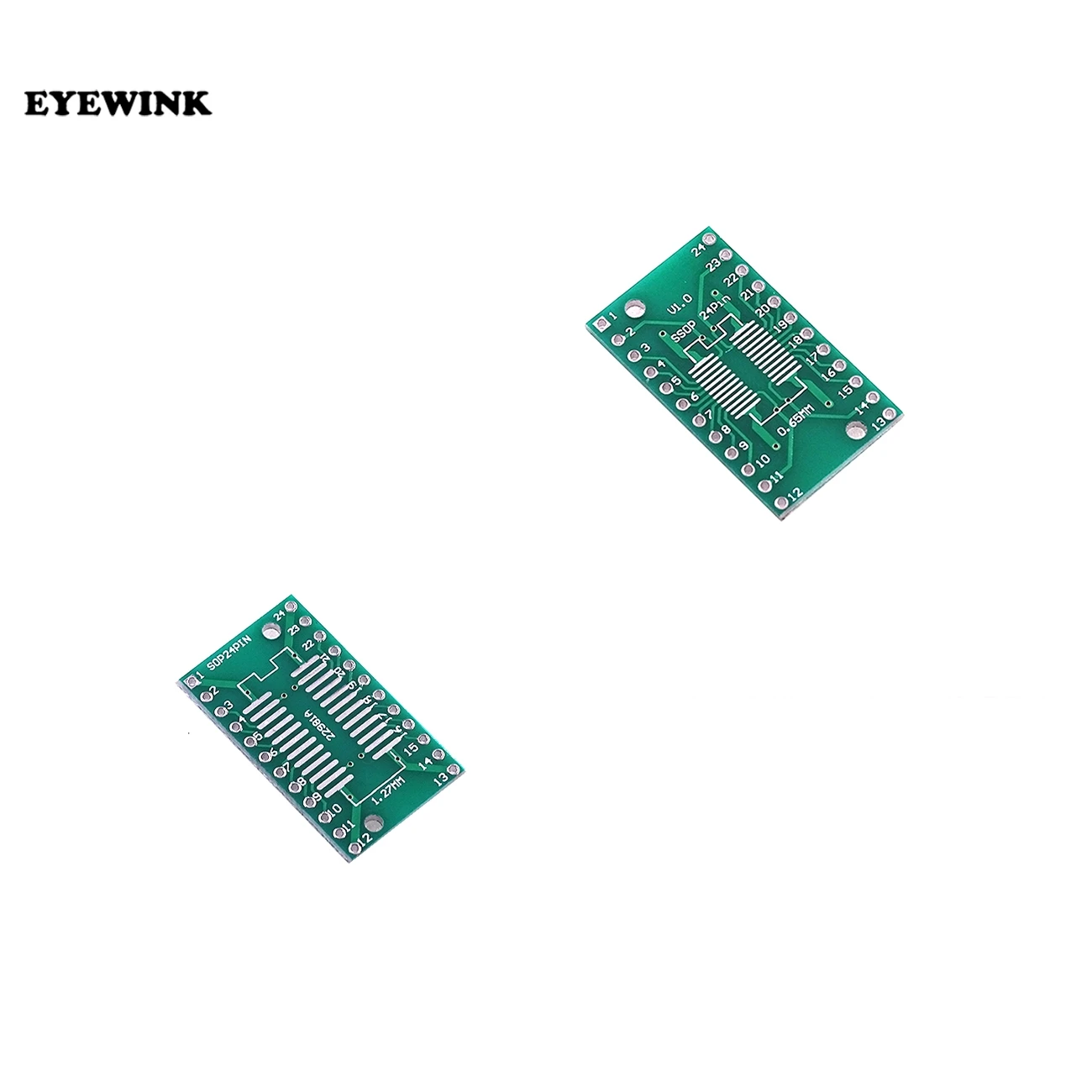 10 шт. SOP24 SSOP24 TSSOP24 к DIP24 печатная плата SMD для DIP 0 65 мм/1 27 мм до 2 54 Pin шаг