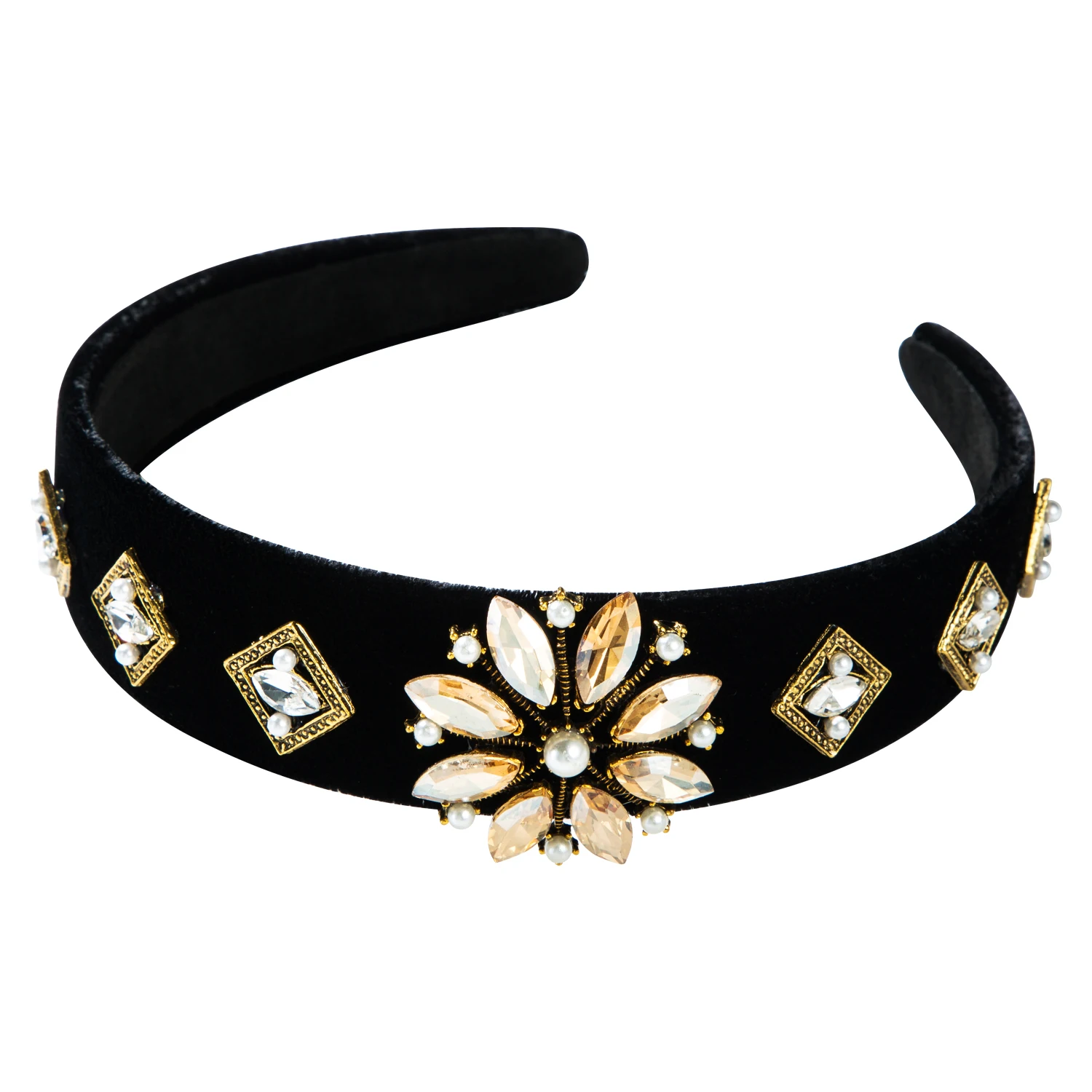 Baroque Jeweled Flower Headband for Lady Luxury Shiny Crystal Simulated Pearl Woman Tiara Crowns Bridal Wedding Hair Accessories
Baroque Jeweled Flower Headband for Lady Luxury Shiny Crystal Simulated Pearl Woman Tiara Crowns Bridal Wedding Hair Accessories