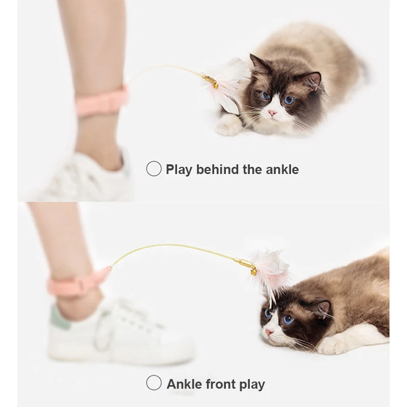 Collars Fun Cat Sticks Silicone Spring Feather Relieve Boredon Removable Cat Toys ALI88
Collars Fun Cat Sticks Silicone Spring Feather Relieve Boredon Removable Cat Toys ALI88