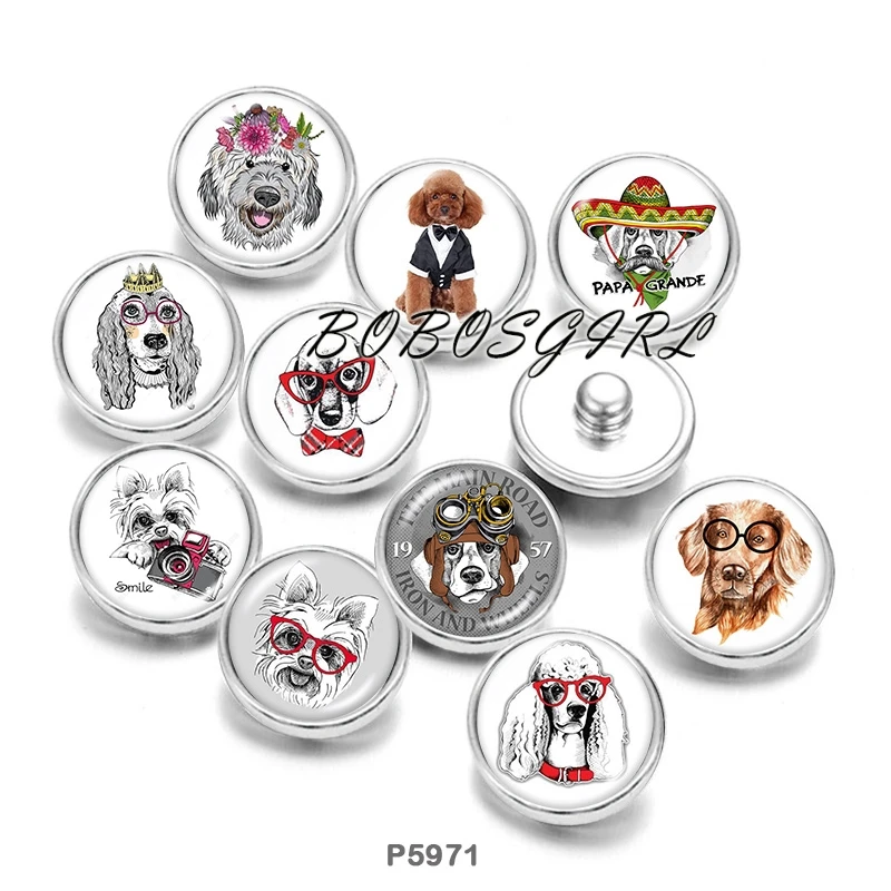 DOG Glasses 12mm18mm 20mm Snap button jewelry DIY Bracelet Round photo glass cabochons P6160
DOG Glasses 12mm18mm 20mm Snap button jewelry DIY Bracelet Round photo glass cabochons P6160