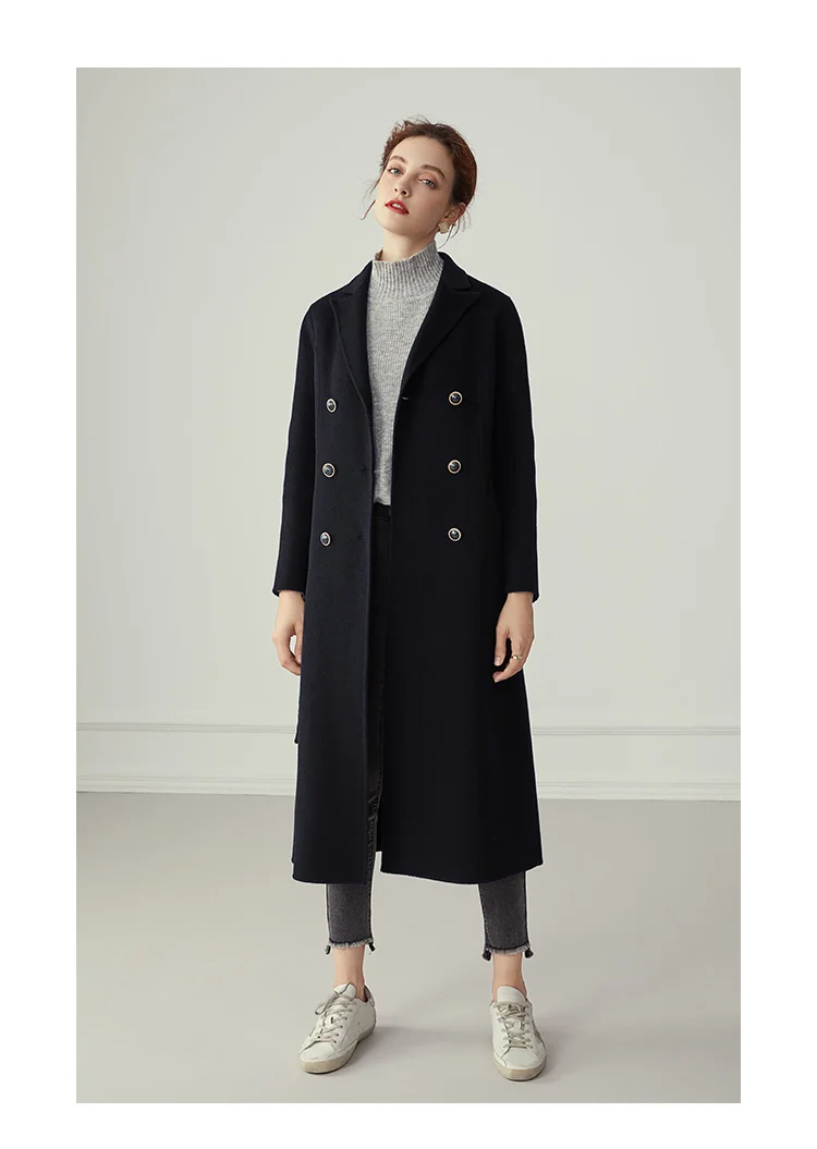 Long over-the-knee double-sided woolen coat women autumn and winter temperament woolen coat women 2021 new style
Long over-the-knee double-sided woolen coat women autumn and winter temperament woolen coat women 2021 new style