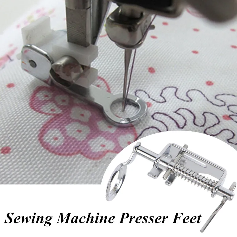 Multifunction 1 PC Household Sewing Machines Parts Quilting/ Darning/ Embroiderying Free Motion Darning Presser Foot
Multifunction 1 PC Household Sewing Machines Parts Quilting/ Darning/ Embroiderying Free Motion Darning Presser Foot