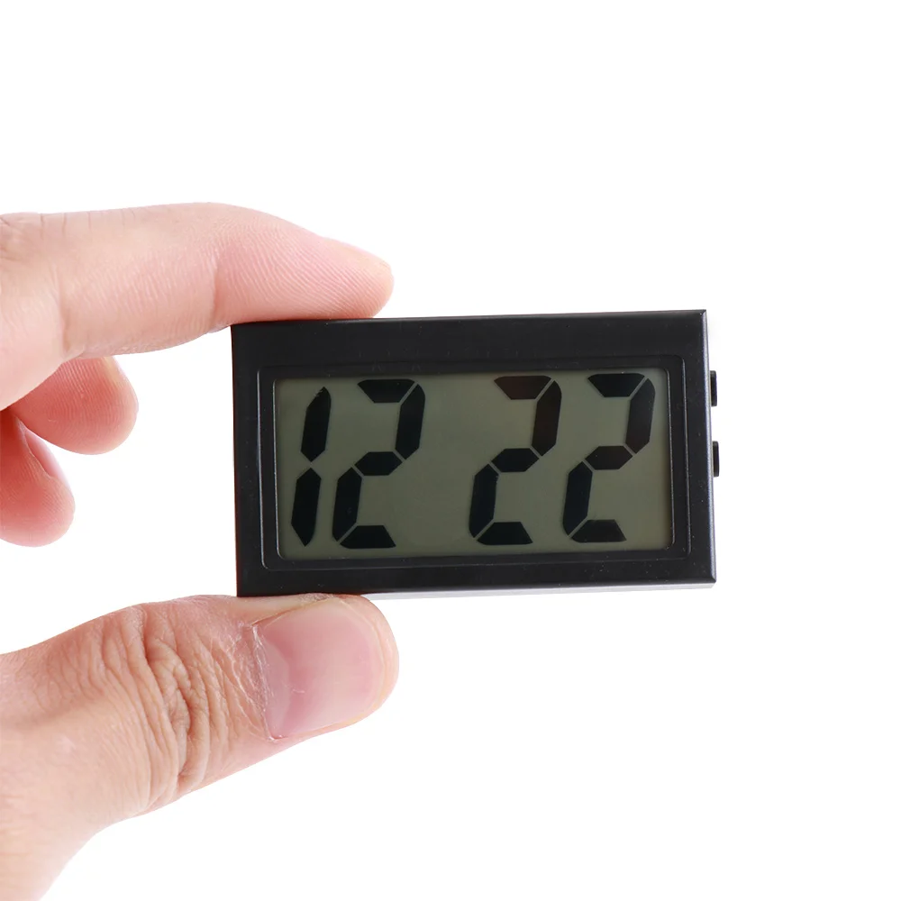 Desk Digital Clock LCD Screen Self-Adhesive Auto Dashboard Car Interior Or Stand Plastic Mini Time Clock With Battery
Desk Digital Clock LCD Screen Self-Adhesive Auto Dashboard Car Interior Or Stand Plastic Mini Time Clock With Battery