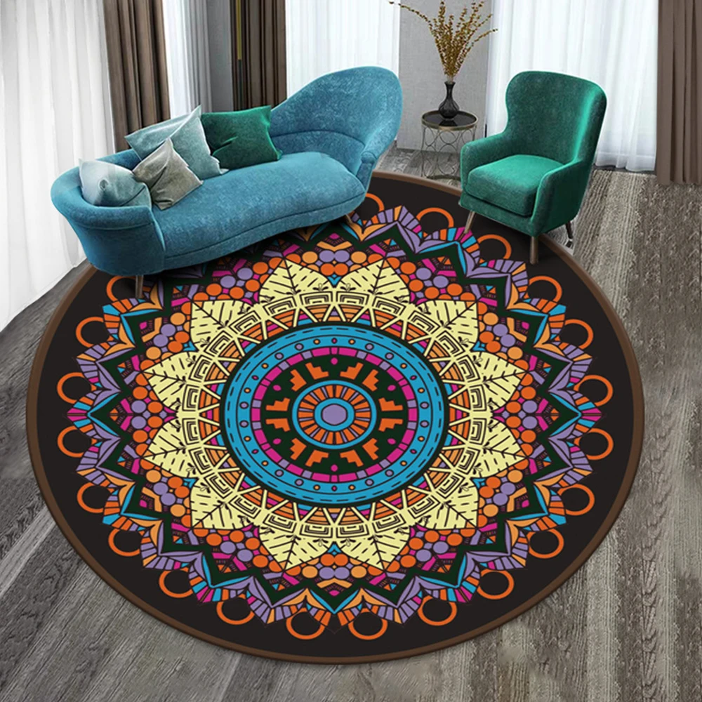 Mandala Round Carpet Dining Room Fashion 60 60cm Tea Table Illusion Carpet Bathroom Home Dust-protecting Multicolors Polyester
Mandala Round Carpet Dining Room Fashion 60 60cm Tea Table Illusion Carpet Bathroom Home Dust-protecting Multicolors Polyester