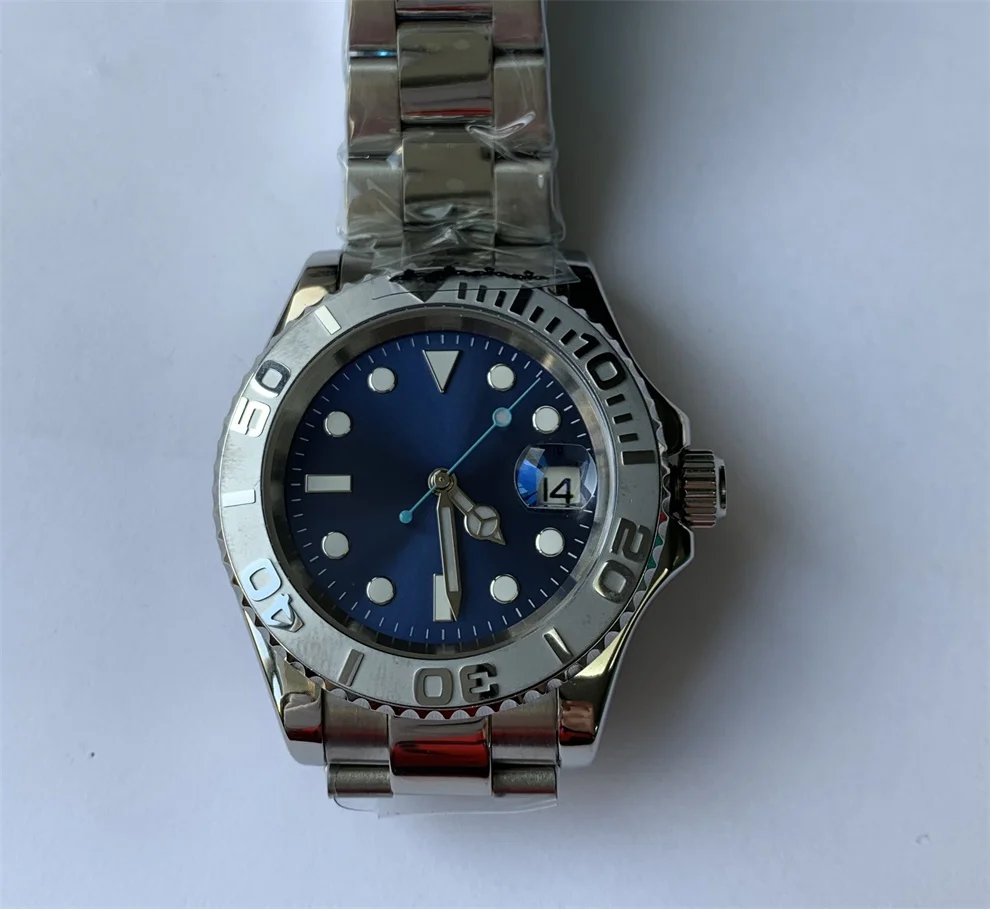 Men's 40mm Automatic Watch Sapphire Glass Calendar Ring Winding BOMAX MARINA Stainless Steel Case Luminous 02
Men's 40mm Automatic Watch Sapphire Glass Calendar Ring Winding BOMAX MARINA Stainless Steel Case Luminous 02