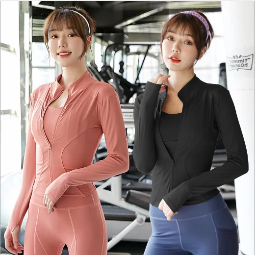 Women Athletic Sport Shirts Slim Fit Long Sleeved Fitness Coat Yoga Crop Tops With Thumb Holes Gym Jacket Workout Sweatshirts
Women Athletic Sport Shirts Slim Fit Long Sleeved Fitness Coat Yoga Crop Tops With Thumb Holes Gym Jacket Workout Sweatshirts