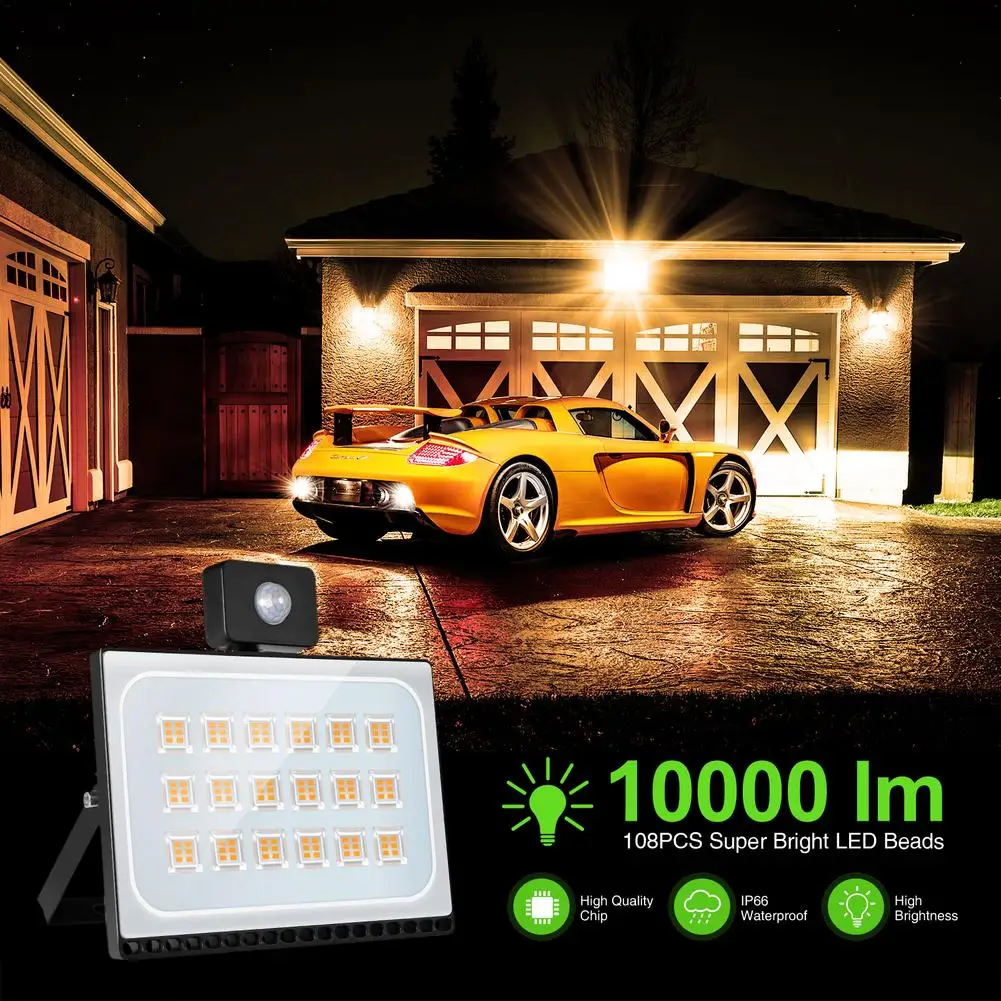110V Sixth Generation Floodlight Ultra-thin Model With Sensor LED Waterproof Floodlight Reflector Projector Outdoor Spotlight
110V Sixth Generation Floodlight Ultra-thin Model With Sensor LED Waterproof Floodlight Reflector Projector Outdoor Spotlight