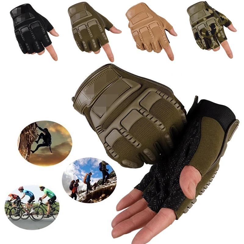 New 1 Pair Cycling Gloves Half Finger Summer Sports Shockproof Bike Outdoor Breathable Hiking Gloves
New 1 Pair Cycling Gloves Half Finger Summer Sports Shockproof Bike Outdoor Breathable Hiking Gloves