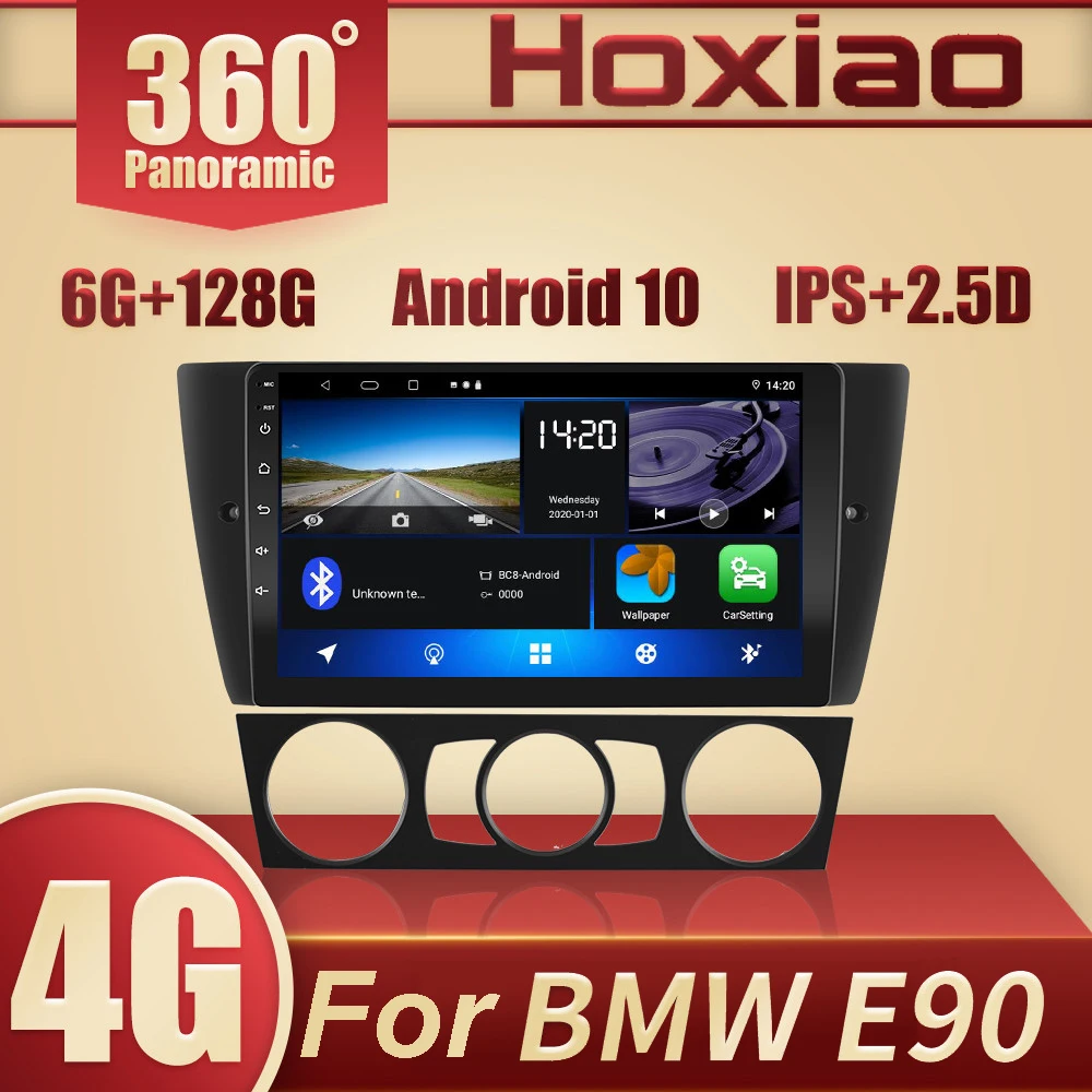 Автомагнитола 2 din на Android 10 мультимедийный видеоплеер с GPS навигацией для BMW E90 E91 E92