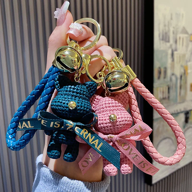 Cute Resin Simulation Wool Cat Keychain Animal Keyring Men and Women Couple Bag Pendant Car Key Ring Chain Accessories Gift
Cute Resin Simulation Wool Cat Keychain Animal Keyring Men and Women Couple Bag Pendant Car Key Ring Chain Accessories Gift