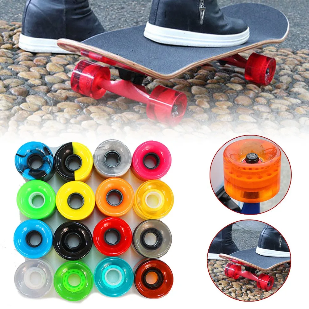4PCS 60mm(78A) Longboard Skateboard Wheels Set Of 4 Inc Durable PU Road Skate Pro Action Motion Wheels Skateboard Parts
4PCS 60mm(78A) Longboard Skateboard Wheels Set Of 4 Inc Durable PU Road Skate Pro Action Motion Wheels Skateboard Parts