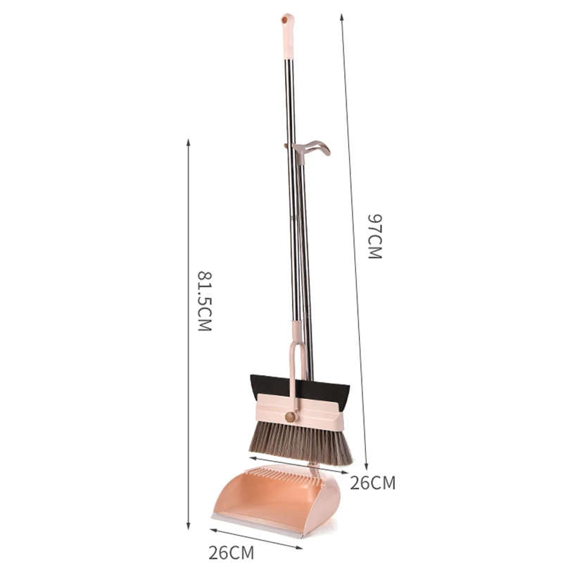 2-In-1 Broom Dustpans Set Practical Foldable Soft Hair Broom Dustless Useful Multifunction Dustpan Household Sweeping Clean Tool 
2-In-1 Broom Dustpans Set Practical Foldable Soft Hair Broom Dustless Useful Multifunction Dustpan Household Sweeping Clean Tool