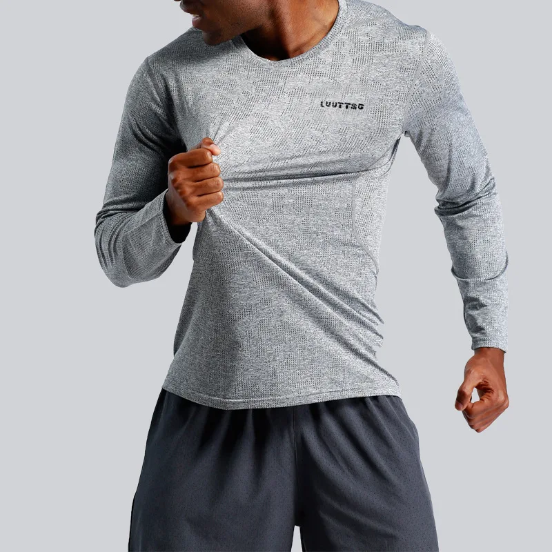 UABRAV Men Gym Shirt Long Sleeve Round Collar Loose Training Running T-shirts Breathable Dry Fit Fitness Training Sport Jerseys
UABRAV Men Gym Shirt Long Sleeve Round Collar Loose Training Running T-shirts Breathable Dry Fit Fitness Training Sport Jerseys