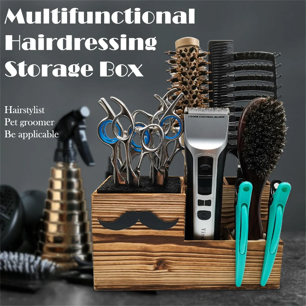 New 1pc Hairdressing Tool Storage Box Barbershop Storage Case Scissor Display Rack Scissors Stand Solid Wooden Scissors Seat
New 1pc Hairdressing Tool Storage Box Barbershop Storage Case Scissor Display Rack Scissors Stand Solid Wooden Scissors Seat