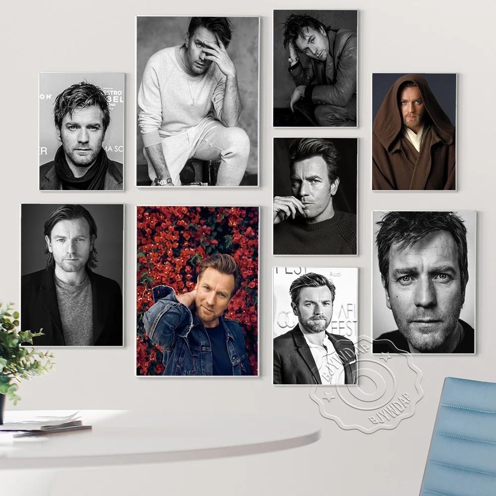 Ewan McGregor Star Portrait Art Prints Poster, Movie Actor Wall Picture Canvas Painting, Black White Photography Home Decor Gift
Ewan McGregor Star Portrait Art Prints Poster, Movie Actor Wall Picture Canvas Painting, Black White Photography Home Decor Gift