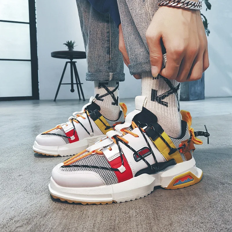 2020 New Casual Shoes Autumn Men Fashion Sneakers Breathable Light Mesh Lace Up Mixed Colors Flats Male Sneaker Casual Shoes 
2020 New Casual Shoes Autumn Men Fashion Sneakers Breathable Light Mesh Lace Up Mixed Colors Flats Male Sneaker Casual Shoes