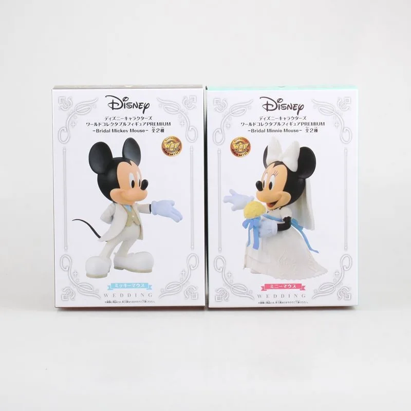 Disney 2Pcs/set White Wedding Mickey Minnie Mouse Boxed Doll Model Toys Cake Decoration Action Figure for Kids Gift
Disney 2Pcs/set White Wedding Mickey Minnie Mouse Boxed Doll Model Toys Cake Decoration Action Figure for Kids Gift