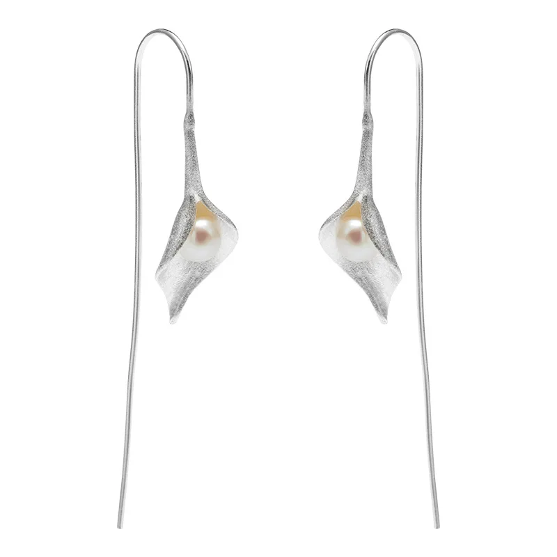 Amxiu 925 Sterling Silver Long Drop Earrings Freshwater Pearl Earrings For Women Girl Gift Fine Accessories Flower Ears Jewelry
Amxiu 925 Sterling Silver Long Drop Earrings Freshwater Pearl Earrings For Women Girl Gift Fine Accessories Flower Ears Jewelry