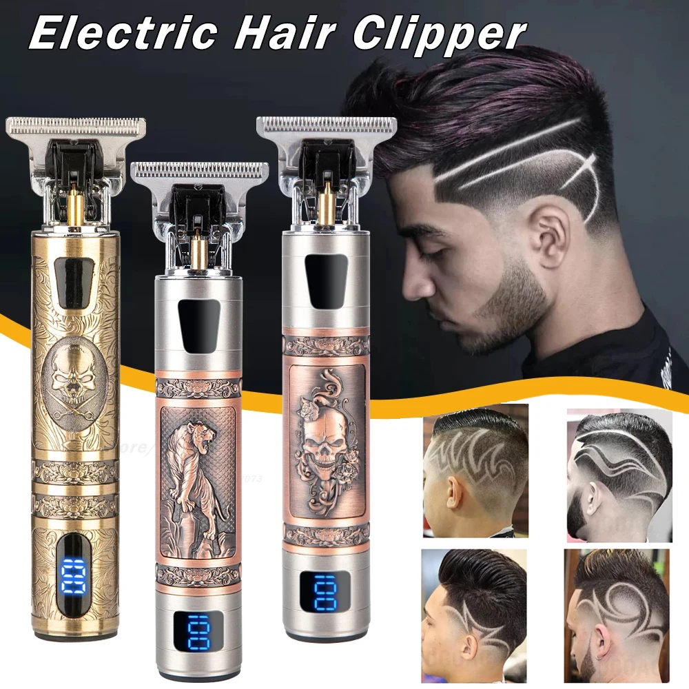 Electric Hair Cut Man Hair Clipper LCD 0mm Shaver Trimmer For Men Barber Professional Beard Rechargeable Hair Cutting Machine
Electric Hair Cut Man Hair Clipper LCD 0mm Shaver Trimmer For Men Barber Professional Beard Rechargeable Hair Cutting Machine