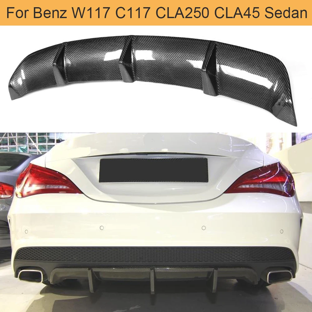 C117 Carbon Fiber Car Rear Bumper Diffuser Lip for Mercedes Benz W117 C117 CLA250 CLA260 CLA45 Sedan 2012-2016 Rear Diffuser Lip
C117 Carbon Fiber Car Rear Bumper Diffuser Lip for Mercedes Benz W117 C117 CLA250 CLA260 CLA45 Sedan 2012-2016 Rear Diffuser Lip