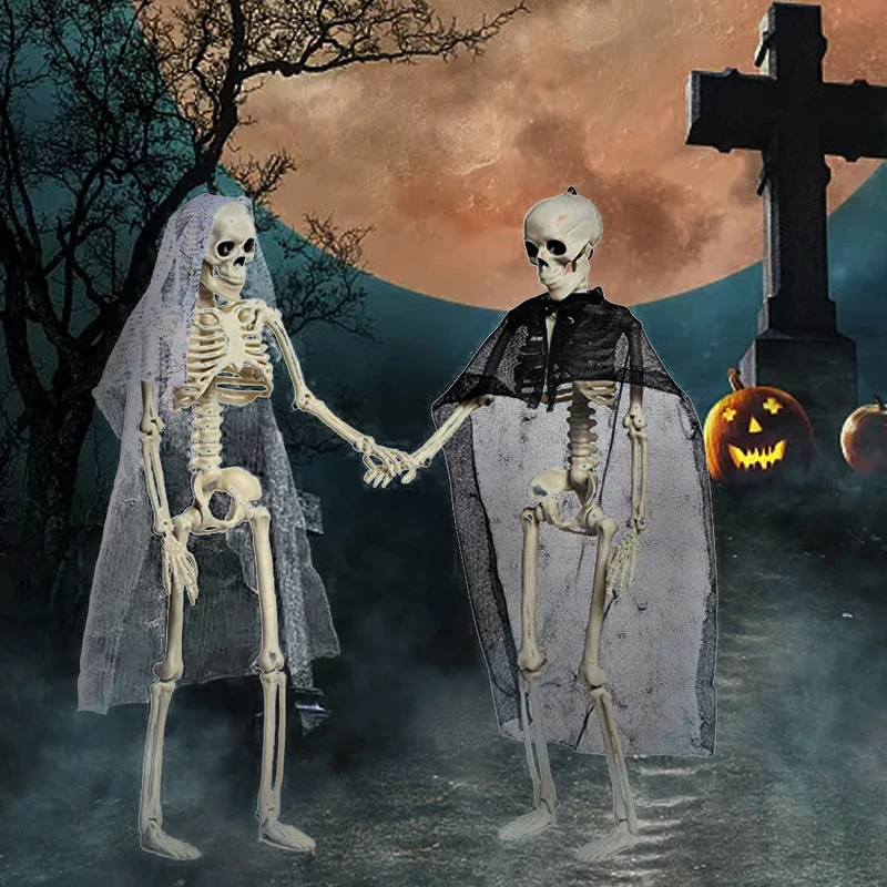 2pcs Halloween Horror Luminous Movable Skull Skeleton Halloween Glow Evil Party Favors Halloween Eve Scary Halloween Decoration
2pcs Halloween Horror Luminous Movable Skull Skeleton Halloween Glow Evil Party Favors Halloween Eve Scary Halloween Decoration