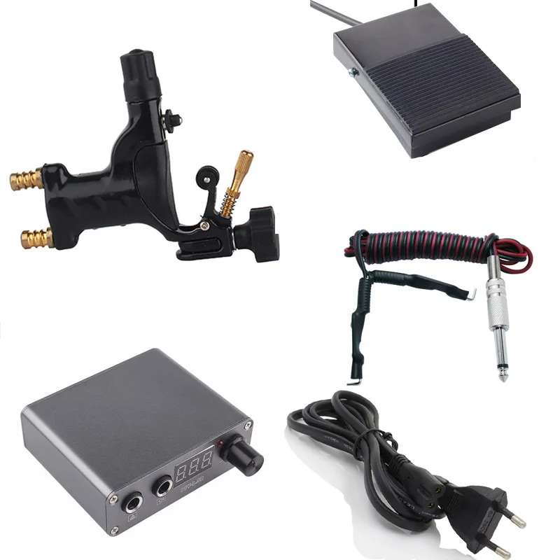 Mini Tattoo Kit Tattoo Power Supply Stainless Steel Foot Pedal Switch Controller Silicone Tattoo Clip Cord Supplies
Mini Tattoo Kit Tattoo Power Supply Stainless Steel Foot Pedal Switch Controller Silicone Tattoo Clip Cord Supplies
