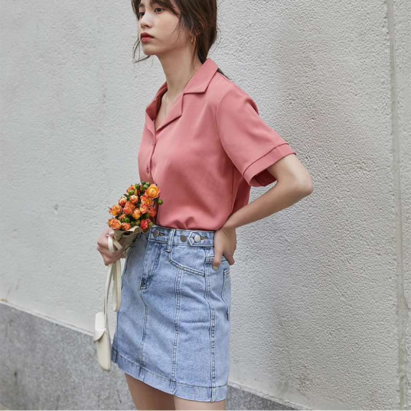 Summer Korean Chic Loose Temperament Short Sleeve White Chiffon Shirt Women's Solid Peter Pan Collar Single Breasted Top
Summer Korean Chic Loose Temperament Short Sleeve White Chiffon Shirt Women's Solid Peter Pan Collar Single Breasted Top