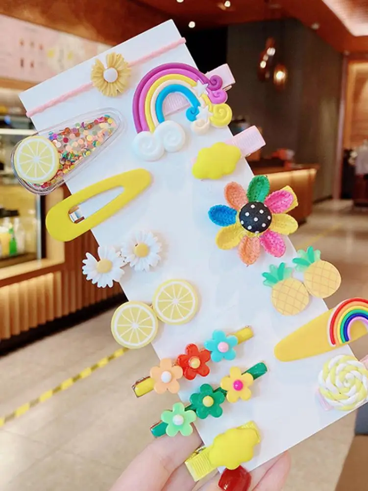 Girls Small Cute Colorful Flower Hair Clips Durable Accessories Hairpin Set With Many Styles Sweet Hair Clip Suit
Girls Small Cute Colorful Flower Hair Clips Durable Accessories Hairpin Set With Many Styles Sweet Hair Clip Suit