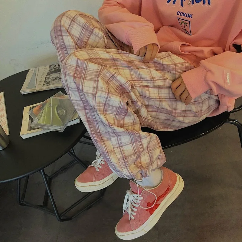 Casual Pants Women Soft Spring Hip Hop Trousers Womens Harajuku Fashion Loose Banded Chic Ins Leisure Bottoms Popular Streetwear
Casual Pants Women Soft Spring Hip Hop Trousers Womens Harajuku Fashion Loose Banded Chic Ins Leisure Bottoms Popular Streetwear
