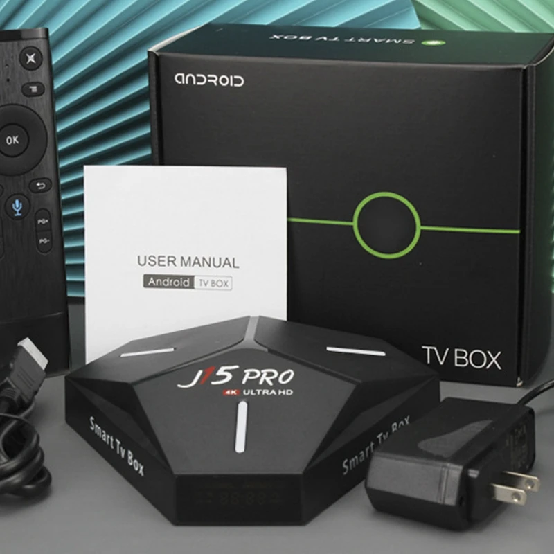 J15 PRO 2.4G + 5GWiFi 4K HD TV Box RK3328 Android 9.0 4G / 64G Smart Network Set Top Box with Voice Remote Control (US Plug)
J15 PRO 2.4G + 5GWiFi 4K HD TV Box RK3328 Android 9.0 4G / 64G Smart Network Set Top Box with Voice Remote Control (US Plug)