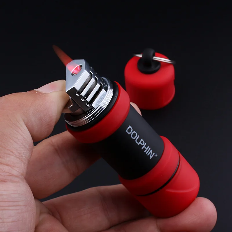 Outdoor Waterproof and Windproof Butane Inflatable Lighter Blister Dumbbell Shape Peculiar Personality Lighter Men's Gadget Gift
Outdoor Waterproof and Windproof Butane Inflatable Lighter Blister Dumbbell Shape Peculiar Personality Lighter Men's Gadget Gift