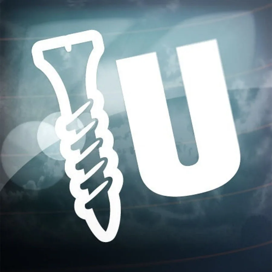 Забавная Автомобильная наклейка Screw U, забавная индивидуальная Светоотражающая Автомобильная наклейка s, наклейка на автомобиль, кузов авто...
Забавная Автомобильная наклейка Screw U, забавная индивидуальная Светоотражающая Автомобильная наклейка s, наклейка на автомобиль, кузов авто...