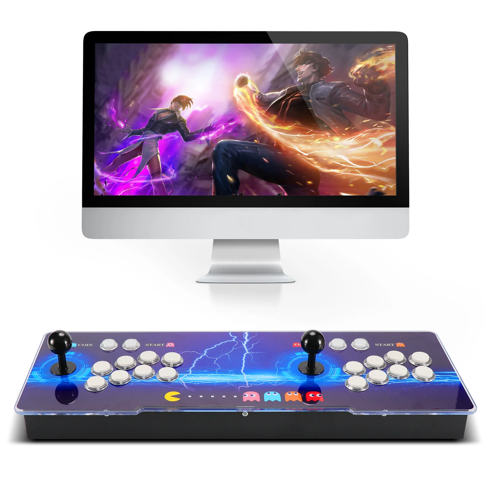 3D WIFI Pandora game Box 8000 in 1 Save Function Multiplayer Joysticks Retro Arcade Game Console Cabinet Support 4 Players
3D WIFI Pandora game Box 8000 in 1 Save Function Multiplayer Joysticks Retro Arcade Game Console Cabinet Support 4 Players