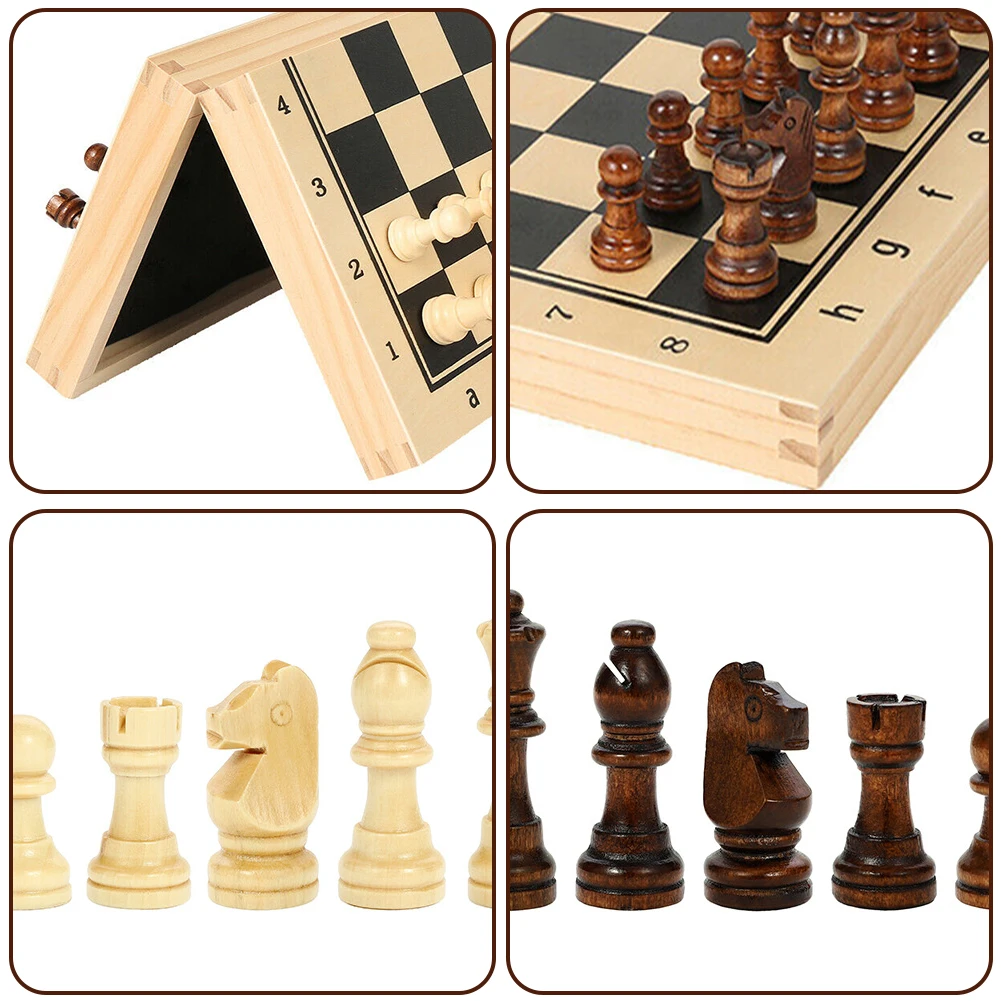 Wooden Chess Set Folding Chess Board Magnetic Pieces Wood Board For Storage Adult Kids Beginner Large Chess Board Dropshipping
Wooden Chess Set Folding Chess Board Magnetic Pieces Wood Board For Storage Adult Kids Beginner Large Chess Board Dropshipping