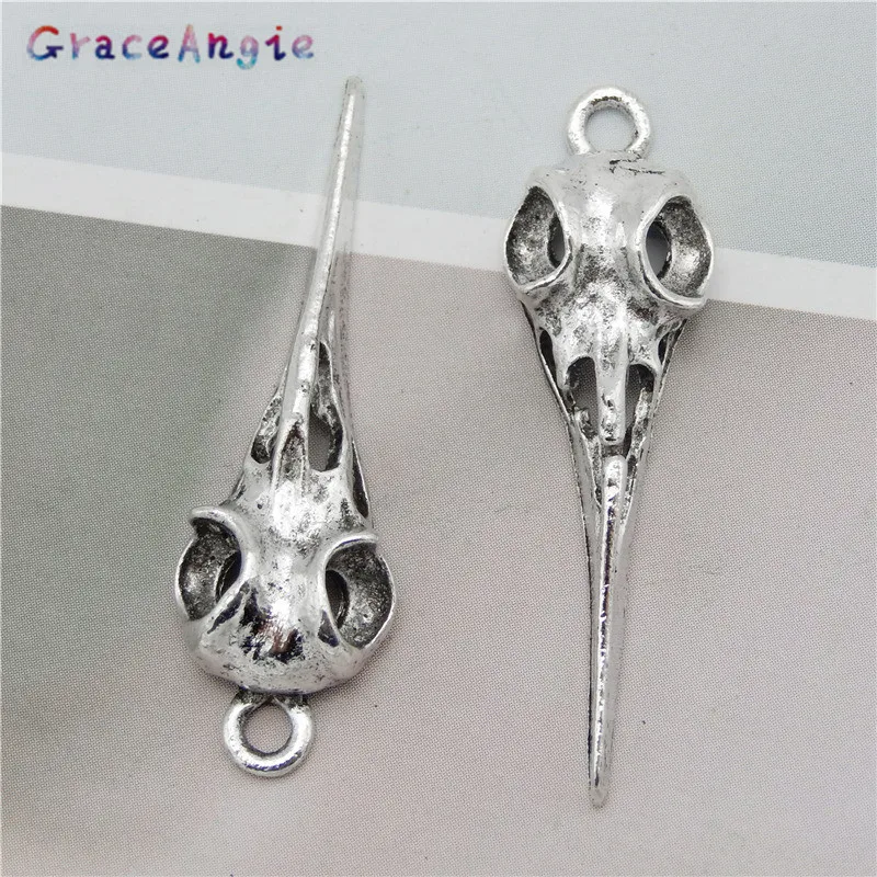 10pcs Zinc Alloy Skull Charms Alloy Raven Pendant Punk Man Necklace Bracelet Accessory Jewelry Making Vintage Charms Crafts
10pcs Zinc Alloy Skull Charms Alloy Raven Pendant Punk Man Necklace Bracelet Accessory Jewelry Making Vintage Charms Crafts
