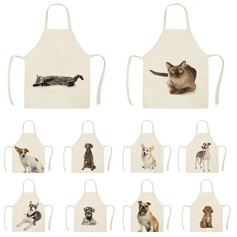 1Pcs Kitchen Apron Cute Pet Dogs/Cats Printing Sleeveless Cotton Linen Aprons for Men Women Home Cleaning Tools WQ360
1Pcs Kitchen Apron Cute Pet Dogs/Cats Printing Sleeveless Cotton Linen Aprons for Men Women Home Cleaning Tools WQ360