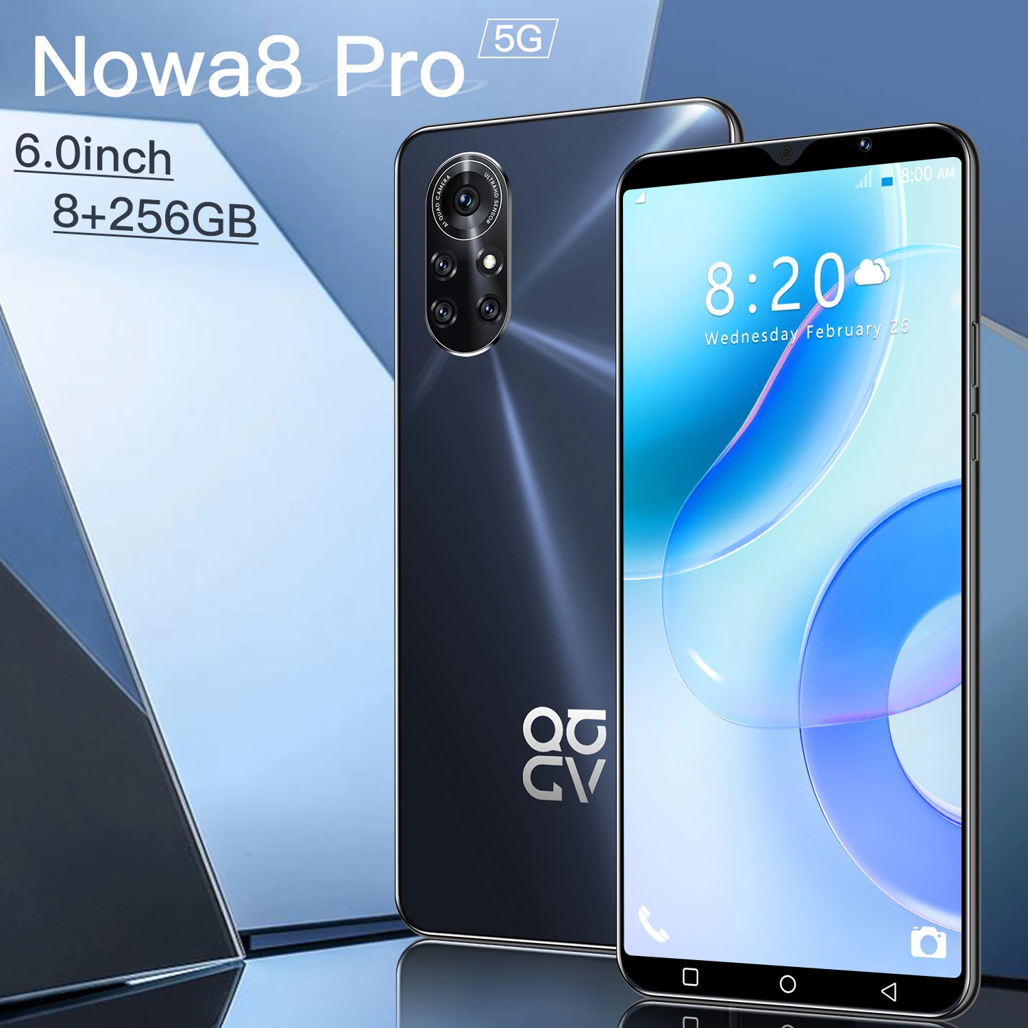 Global Version HUAWE Smartphones Nowa 8 Pro Undefined 4G 5G Network Deca Core 12GB RAM 512GB ROM 32MP HD 6.0 Inch Mobile Phone
Global Version HUAWE Smartphones Nowa 8 Pro Undefined 4G 5G Network Deca Core 12GB RAM 512GB ROM 32MP HD 6.0 Inch Mobile Phone