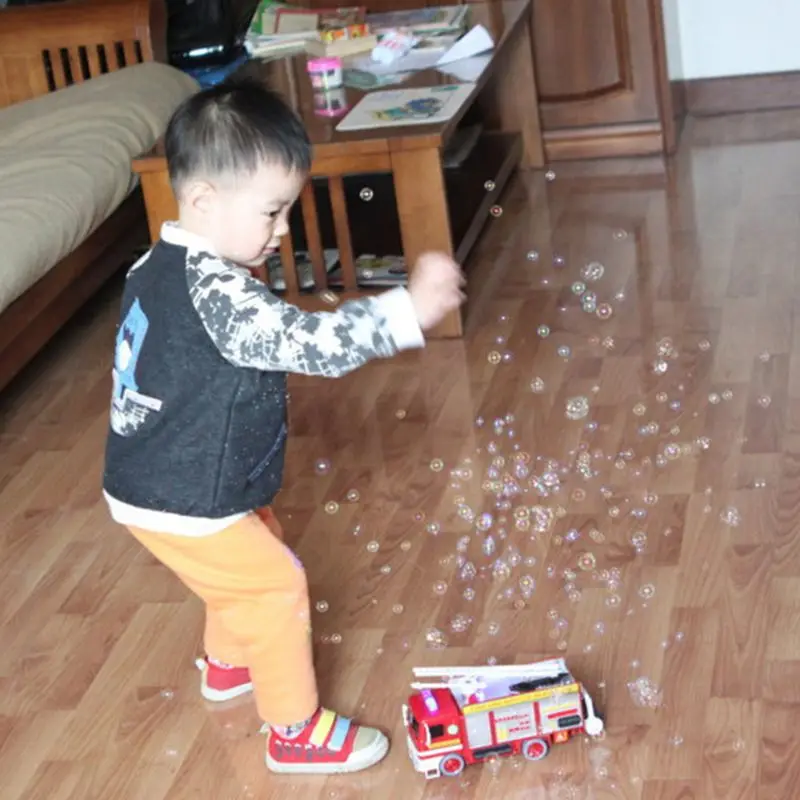 Fire Engine Truck Toy Bubble Machine Lights & Sounds Electric Firefighting Car
Fire Engine Truck Toy Bubble Machine Lights & Sounds Electric Firefighting Car