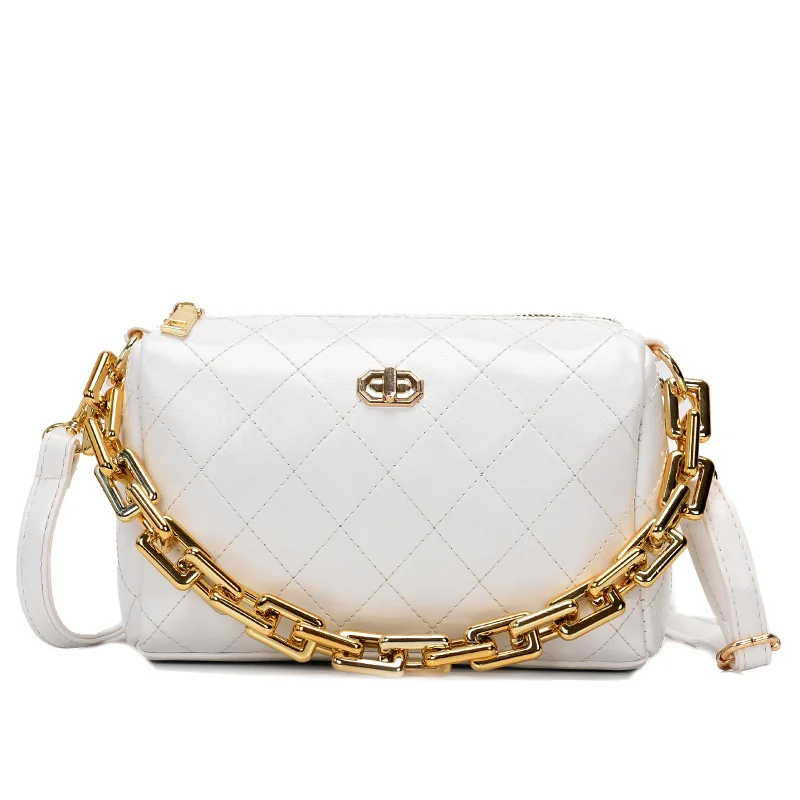 Lattice Thick Chain Armpit bag 2020 Fashion New High quality PU Leather Women's Designer Handbag Tote Shoulder Messenger Bag
Lattice Thick Chain Armpit bag 2020 Fashion New High quality PU Leather Women's Designer Handbag Tote Shoulder Messenger Bag