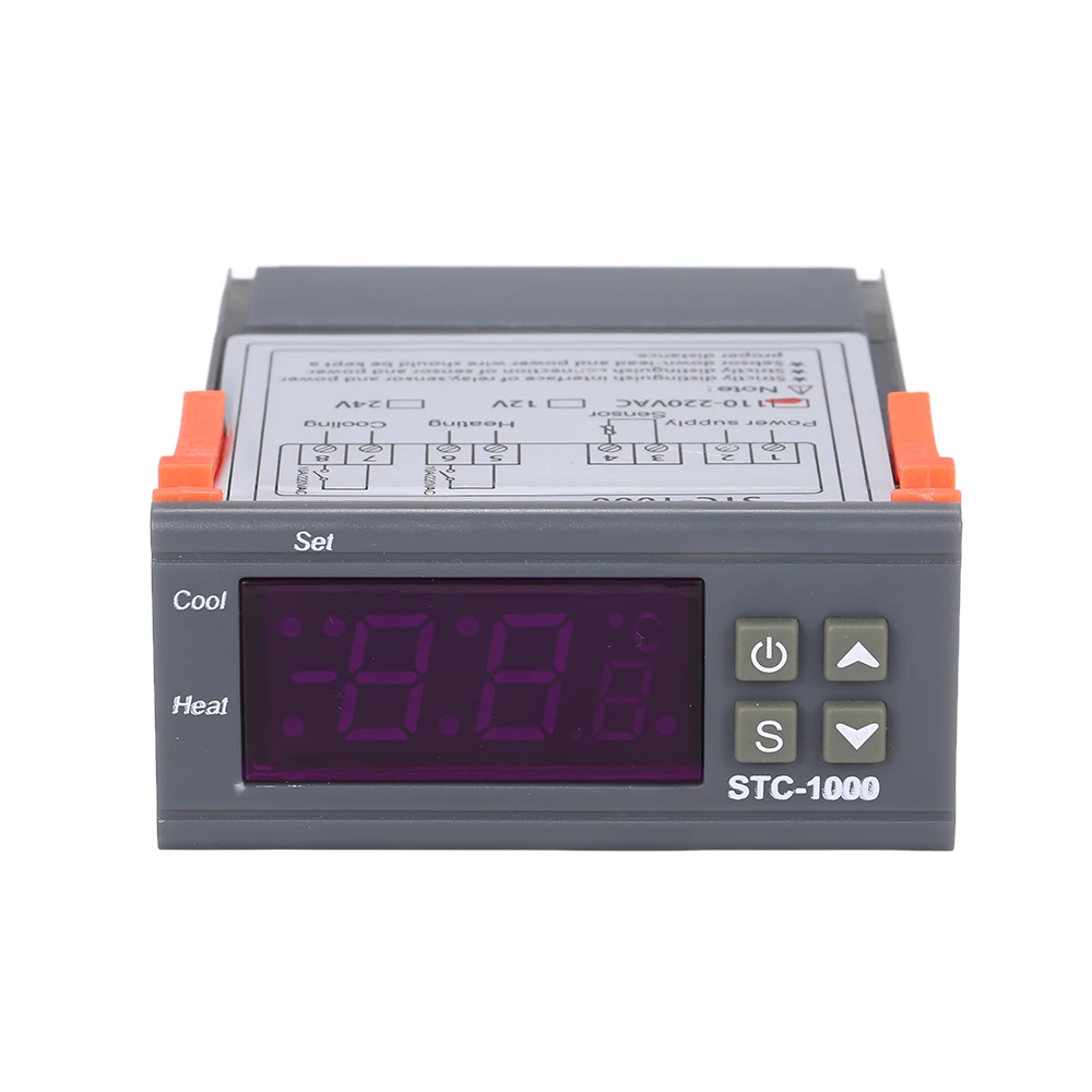 STC-1000 -50℃~99℃ LED Digital Temperature Controller Thermostat Thermoregulator Relay Incubator 12V 24V 110V 220V Dropshipping
STC-1000 -50℃~99℃ LED Digital Temperature Controller Thermostat Thermoregulator Relay Incubator 12V 24V 110V 220V Dropshipping