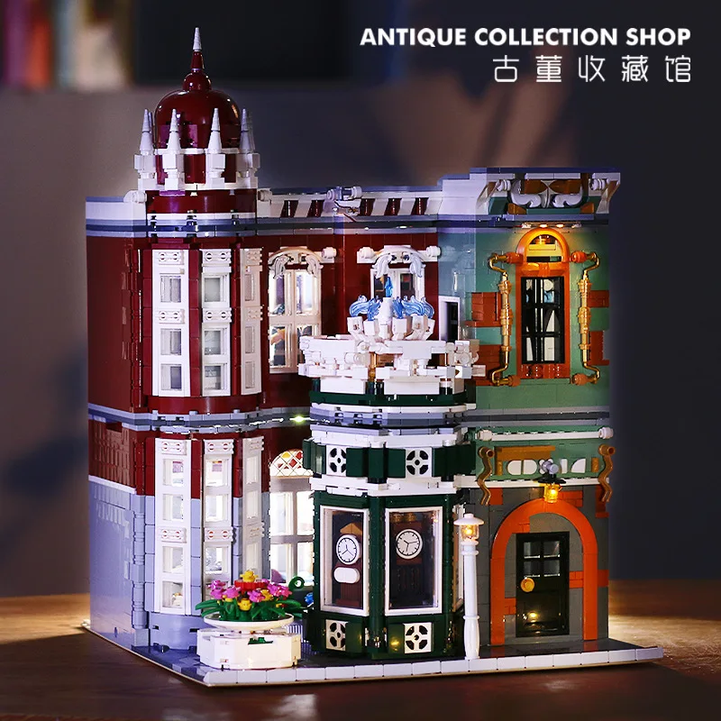 Street View Antique Craft Collection Hall with Light Collector's Edition Small Particle Building Blocks Compatible with Lego
Street View Antique Craft Collection Hall with Light Collector's Edition Small Particle Building Blocks Compatible with Lego