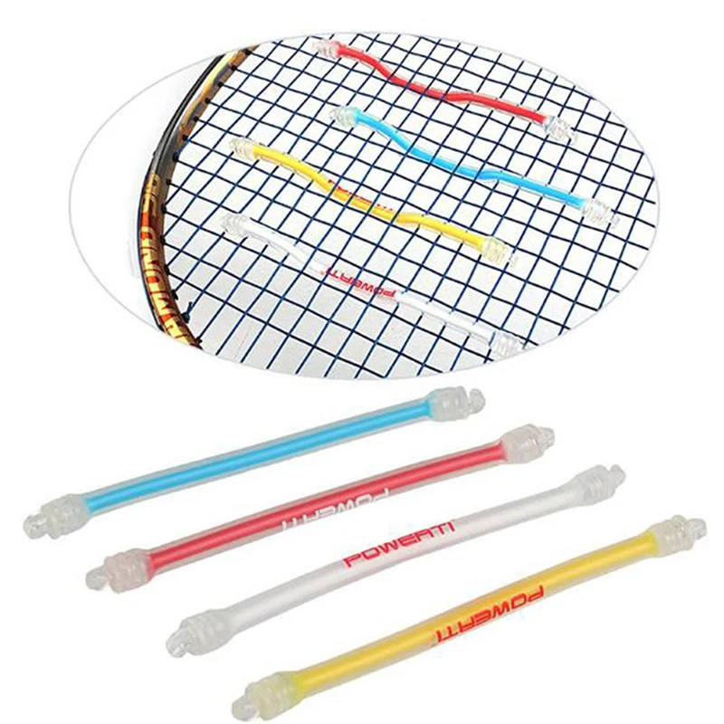 4pcs Silicone Tennis Bat Vibration Absorbing Shock Reducing Anti-Slip Strips Tennis Racket Damper Shock Absorber
4pcs Silicone Tennis Bat Vibration Absorbing Shock Reducing Anti-Slip Strips Tennis Racket Damper Shock Absorber