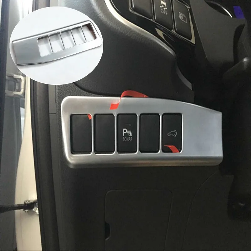 For Mitsubishi Outlander 2015 2016 2017 ABS Matte Chrome Car front head lamp fog light Switch panel frame cover Trim accessories
For Mitsubishi Outlander 2015 2016 2017 ABS Matte Chrome Car front head lamp fog light Switch panel frame cover Trim accessories