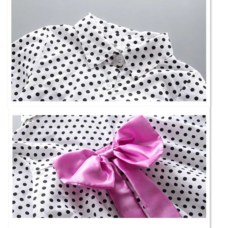Girls Blouses Spring Autumn Cotton Shirts Dot Kids Long Sleeve Tops Toddler Girls Big Bow Shirt Fashion Clothing 3-13 Years Old
Girls Blouses Spring Autumn Cotton Shirts Dot Kids Long Sleeve Tops Toddler Girls Big Bow Shirt Fashion Clothing 3-13 Years Old
