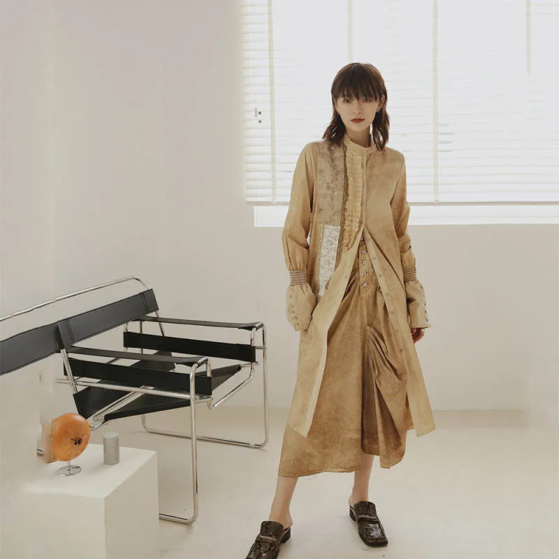 Women's Vintage Skirt 2021Summer New Korean Pleated Irregular Design Dress Elegant Design Sense Mid-length A-line Skirt Vestidos
Women's Vintage Skirt 2021Summer New Korean Pleated Irregular Design Dress Elegant Design Sense Mid-length A-line Skirt Vestidos