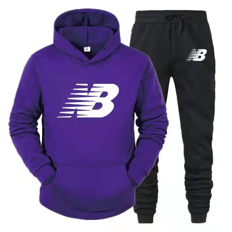 2021 New Casual NB Men Hoodies Tracksuit Sweatshirt Suit Hoodie+Sweat Pants Jogging Homme Pullover Sporting Suit Male
2021 New Casual NB Men Hoodies Tracksuit Sweatshirt Suit Hoodie+Sweat Pants Jogging Homme Pullover Sporting Suit Male