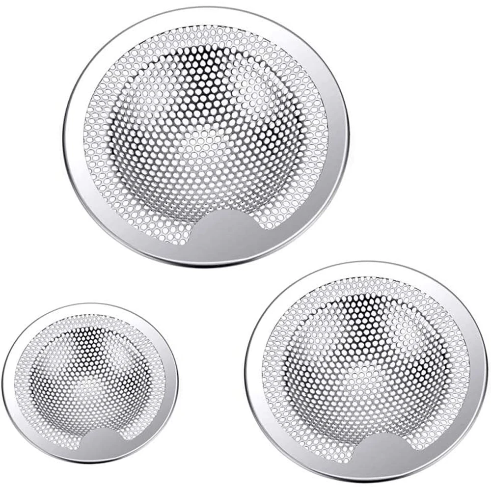 Stainless Steel Sink Strainer Bathroom Bathtub Hair Catcher Metal Wire Mesh Waste Food Slag Stopper Filter Kitchen Accessories 
Stainless Steel Sink Strainer Bathroom Bathtub Hair Catcher Metal Wire Mesh Waste Food Slag Stopper Filter Kitchen Accessories