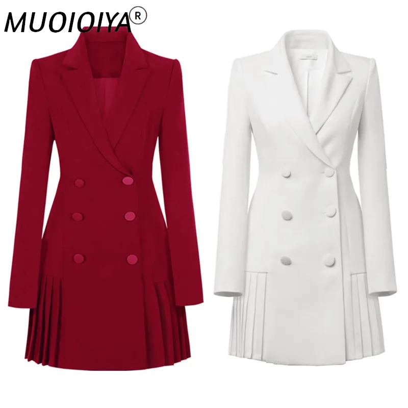 Blazer Dress Women 2021 Autumn Fall Long Sleeve Suit Jacket Elegant Formal Office Ladies Double Breasted White Black Vestidos
Blazer Dress Women 2021 Autumn Fall Long Sleeve Suit Jacket Elegant Formal Office Ladies Double Breasted White Black Vestidos